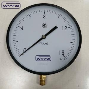 Wholesale Dial size 250mm bottom M20X1.5 black steel general air pressure gauge company from china suppliers