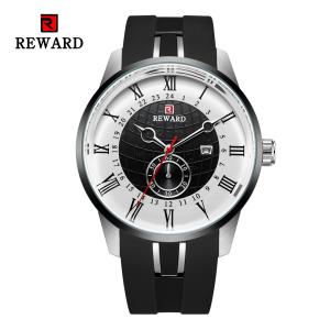 Wholesale Alloy Sporty Mens Watches , Durable Mens Bracelet Watches With Silicone Strap from china suppliers