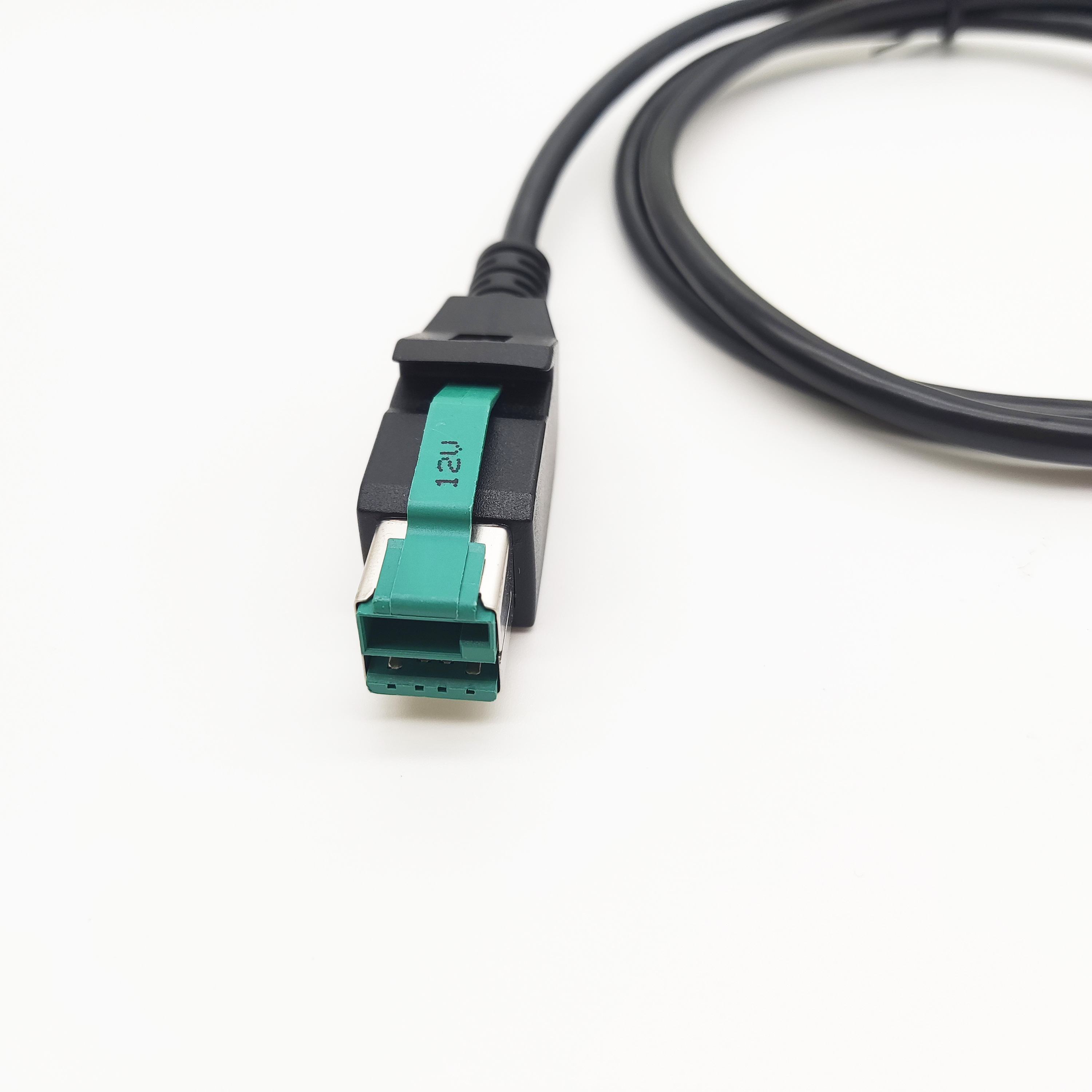 Customized Logo Length 12V 24V PoweredUSB Cable For POS Equipment Printer