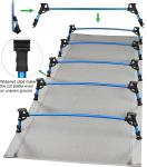 Oversized Portable Foldable Outdoor Bed for Adults Kids, Heavy Duty Cot