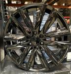 Aluminum Black Replica Wheels Rims 22" All Season Tires For Escalade Sport
