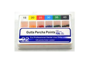 Wholesale Dental Materials Endodontic Disposable Colorful Gutta Percha Points from china suppliers