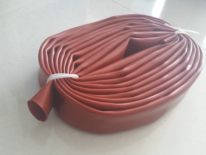 Red Translucent Silicone Sleeve Silicone Tube Extrusion For Corona Roller Maximum 2m length