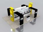 6X6 M Trade Show Exhibits Displays Eco Friendly Grafics Wrinkle Free Easy