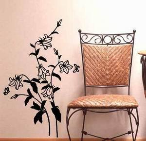 Wholesale Artificial Carving Antique Large Wall Flower Stickers G120 from china suppliers