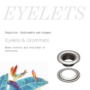 Wholesale Sliver Metal Grommets Eyelets &amp; Washer from china suppliers