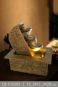 Wholesale Painting Golden Fortune Indoor Waterfall Fountain from china suppliers