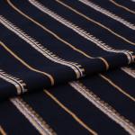 Soft Fashion Knit Striped Jacquard Fabric For Leisure Wear