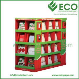Wholesale Supermarket Retail Corrugated Cardboard Pallet Display For Christmas Greeting Card from china suppliers