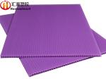 Purple PP 3mm 4mm 5mm Corrugated Plastic Sheets Corrosion Resistant