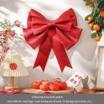 Christmas Decorations Gold Silver Red Bows Small Large Glitter Christmas Bows