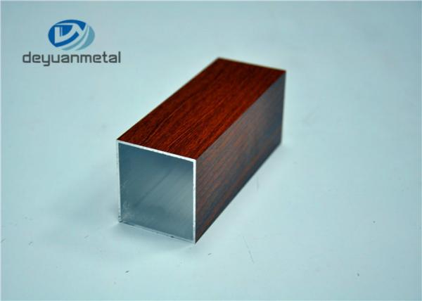 T5 Buildings Furniture Extruded Aluminum Rectangular Tubing Profiles Mill