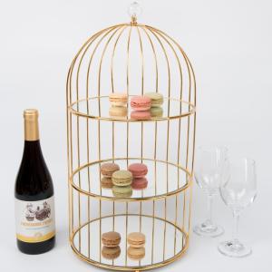 Wholesale 55.5cm Height Electroplating 3 Tier Wire Fruit Basket from china suppliers