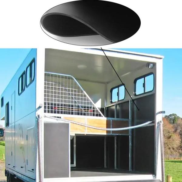 Soundproof Horse Trailer Ramp Mat Horse Trailer Rubber Sheet Rolls 1/16" Thick X