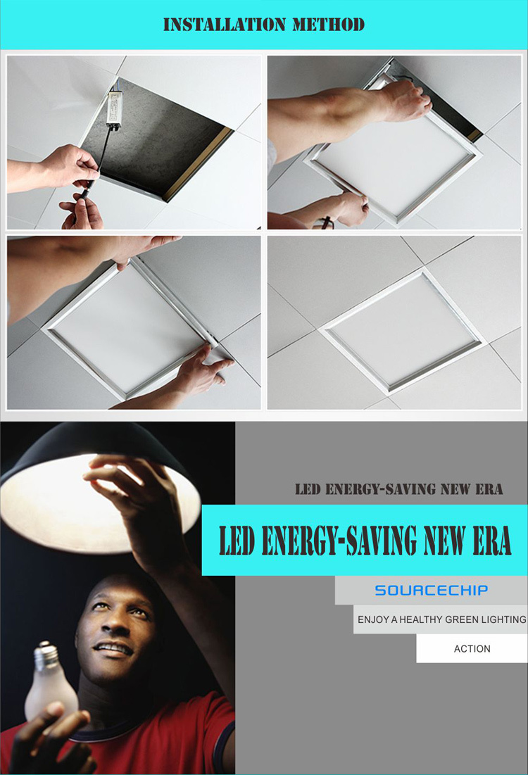 Indoor LED 600x600 ceiling panel light supplier