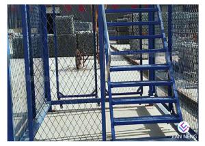 Wholesale Simple Quick Installation Safety Construction Cage , Step Ladder Cage For Subway Tunnel from china suppliers