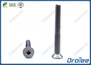Wholesale 304/316 Stainless Steel Square Drive Flat Head Machine Screw from china suppliers
