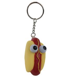 Wholesale Rubber Soft PVC Junk Food Squishies Key Chains Animal Eye Poppers, Raised Eyes Doll Anti Stress Key Chain Squeezing Toys from china suppliers