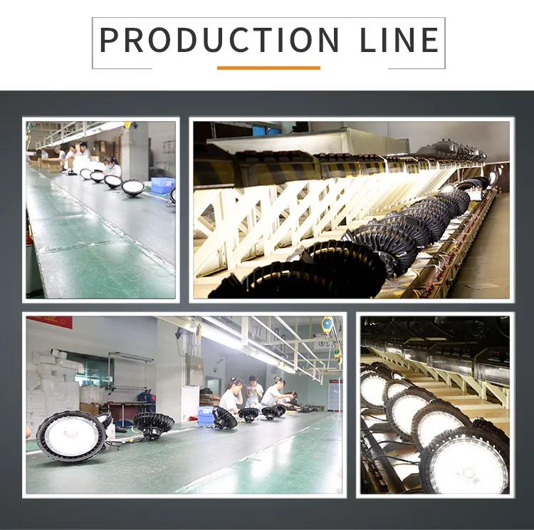 Smart Sensor UFO High Bay Led 240W 200W 150W 165lm/W Super High Efficacy