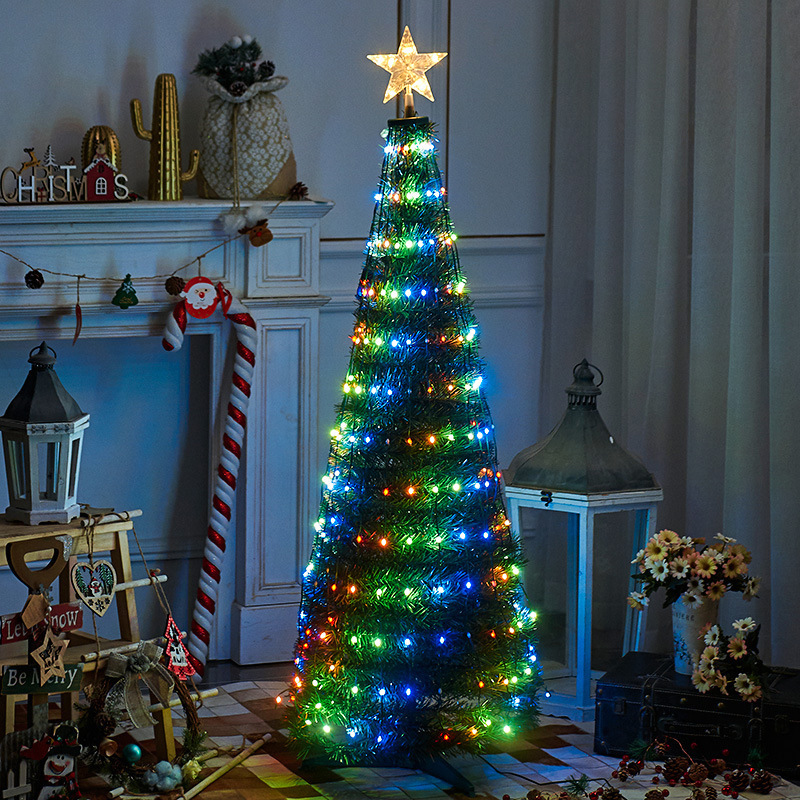 LED Christmas Tree String Lights Fairy Garland Light Remote Control Holiday Lighting for New Year Home Party Decoration