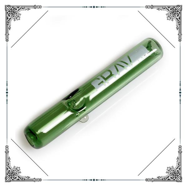 4 Inches Mini Steamroller Smoking Glass Tube Round Tubes Clear Blue Green Amber