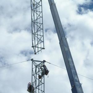 Wholesale ISO2008 9001 Galvanized Steel Tower For Wind Measuring from china suppliers