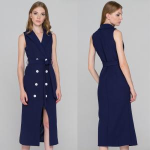 Wholesale Alibaba wholesale blue sleeveless blazer dress from china suppliers
