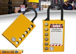 Wholesale 149mm Hasp length 47g Weight Aluminum Safety Lockout Padlocks With Six Holes from china suppliers