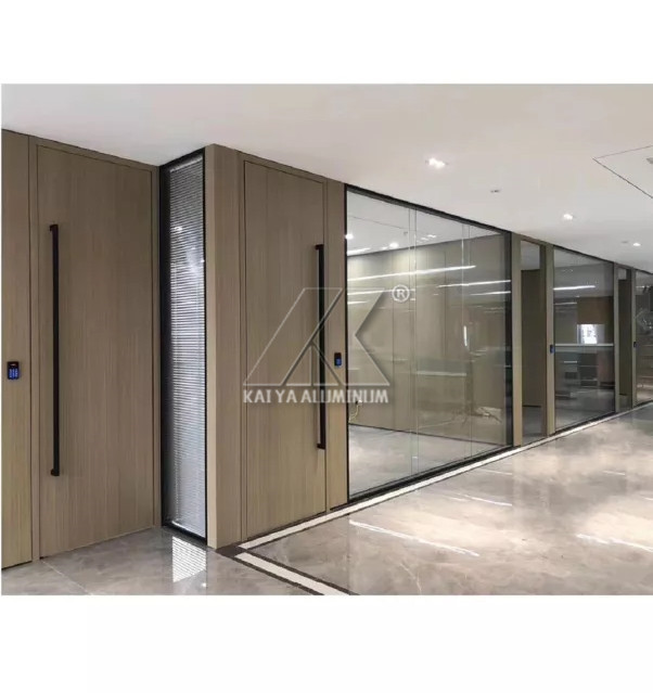 6063 Aluminum Extrusion Alloys Private Customization Frame Building Office Partition