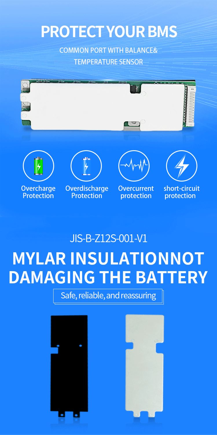 Lithium BMS for 12V - 72V: 3S - 32S Battery Management System, 20A - 250A Lifepo4 BMS (4S 100A)
