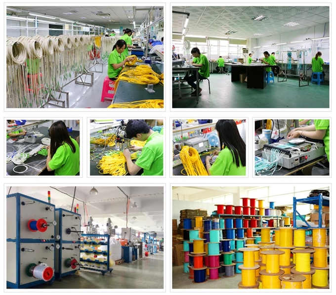ODM Duplex Fiber Optic Patch Cord Multimode For FTTH Communication Rooms 8