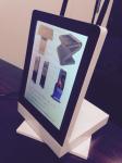 Quad Core 12.1 inch Vertical LCD Display With Rotating Base , Wifi And 3G