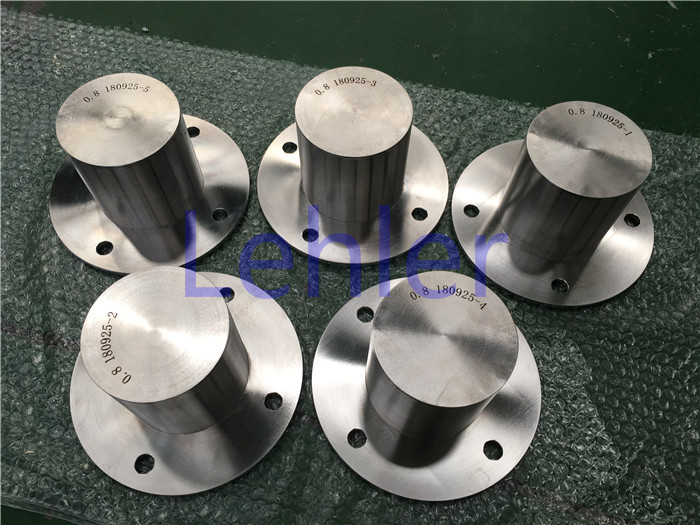 Flange DIA 190 Mm Wedge Wire Sieve Filters , 800 Micron Wedge Wire Screen