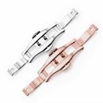 6mm Double Push Butterfly Buckle Clasp Stainless Steel Gold Butterfly Clasp