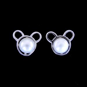 Wholesale Simple Style Children Silver Jewellery / Gift Silver Animal Stud Earrings from china suppliers