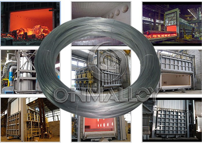 Cr20Ni35 NiCr3520 Nichrome Alloy , Nichrome Heating Wire For Coiled Heating