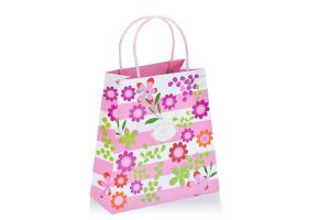 Wholesale ODM Luxury Boutique Bag , paper gift bags with handles Pantone color Printing from china suppliers