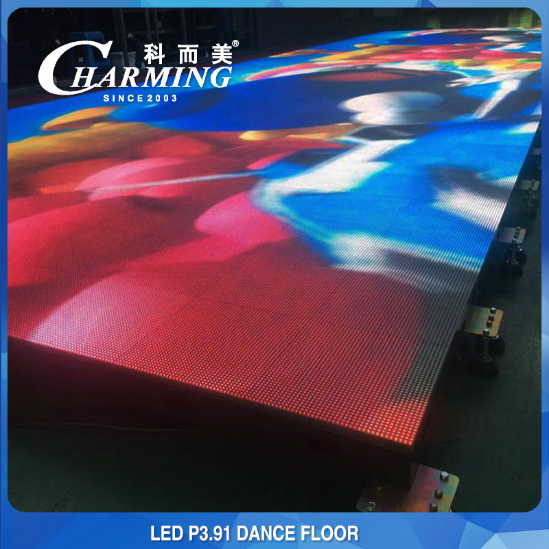 Best Price P3.91 LED Screen Floor Tiles Panel Full Color 504*504MM Led Floor Tile Display Screen Waterproof IP65