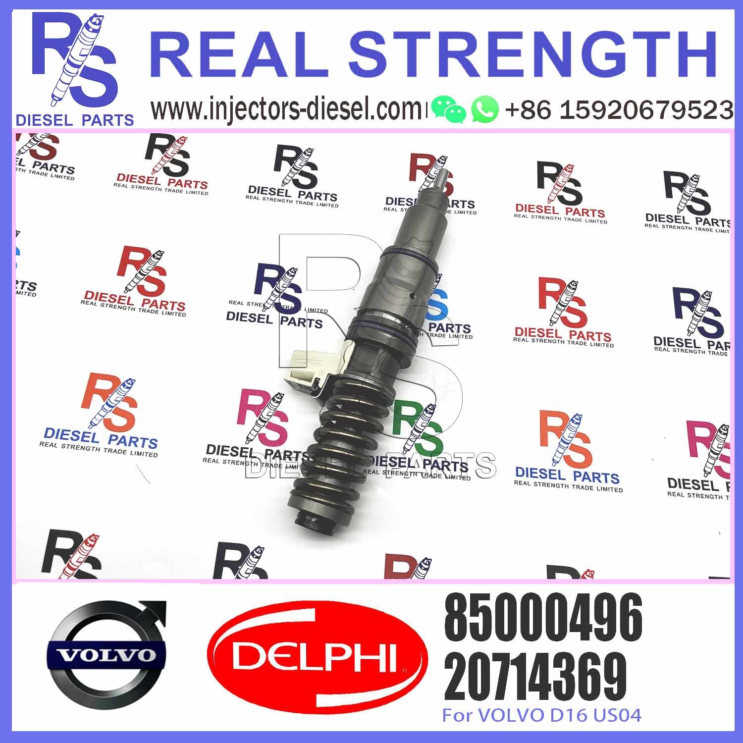 Diesel Fuel Common Rail Injector 20714369 BEBE4D06001 85000496 For E3.18 E3.0 E3.1 New Technology