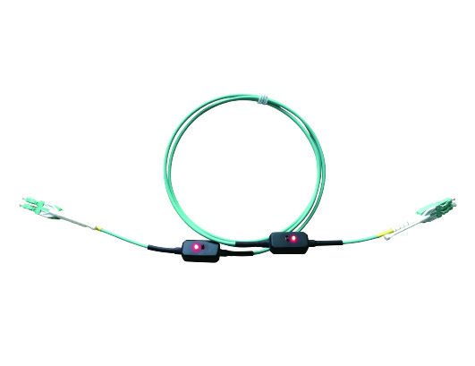 Fiber Optic Patch Cord/LC Tracer Light Patch Cord/ LSZH/PVC/ Aqua