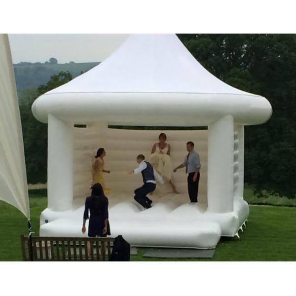 Outdoor Romantic Ceremony Inflatable Bounce House Scratch - Resistant