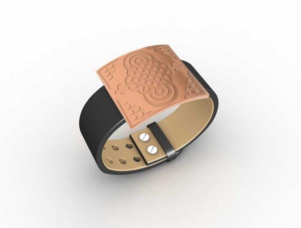 Top Quality Europe Fashion Stainless Steel Genuine Leather Silicone Bangle