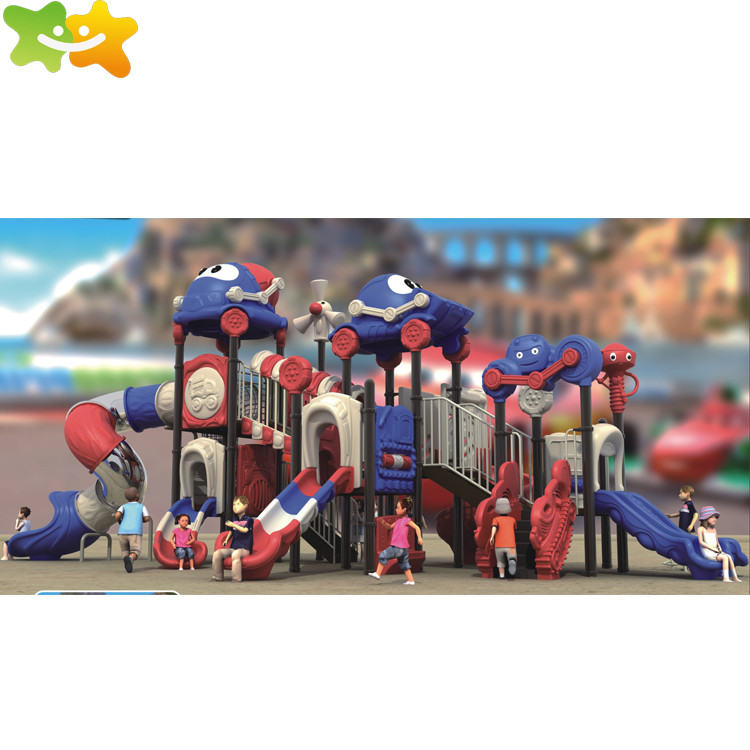 Exciting And Challenging Plastic Playground Slide / Toys Kids Slides