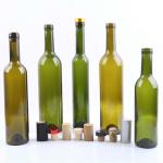 Custom Color 200ml/296ml/375ml/80ml/500ml/750ml/1500ml Glass Borosilicate Wine
