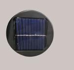 Steel 8 Ribs Garden Central Column Sun Parasol With LED Light