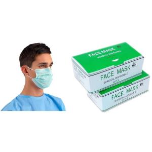 Wholesale Blue Disposable 3 Ply Non Woven Surgical Face Mask For Home Office Hospitals from china suppliers