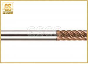 Wholesale 100% Virgin Solid Carbide End Mill HRC45 Hardness Corrosion Resistance from china suppliers