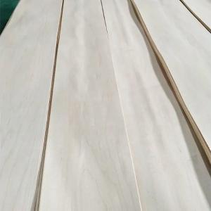 Wholesale Mildewproof Natural Wood Veneer FSC Certification Maple Slat Layer from china suppliers