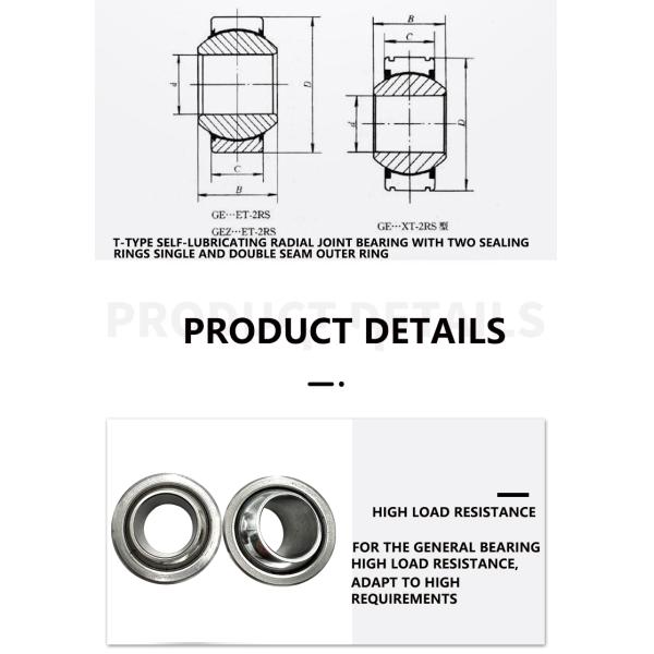 GE18C Chrome Steel Joint Bearing Spherical Rod End Bearings for Exclusive End Customer Groups