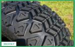 20x10x10 Golf Cart Street Tires Tubless 4PR Type Silver Bullet Polished